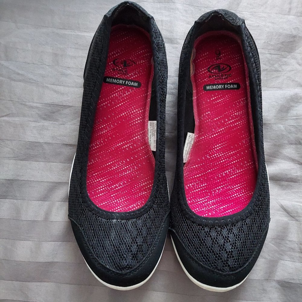 Skechers Black Slip-on Shoes